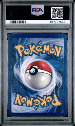 1999 POKEMON GAME MOVIE PROMO #5 DRAGONITE PSA 8 - Image 2