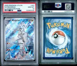 PSA 10 N’s Reshiram Illustration Rare 167/159 Journey Together Pokemon English - Image 3