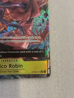 Nico Robin OP09-107 Parallel Alternate Art -One Piece Emperors in the New World - Image 5