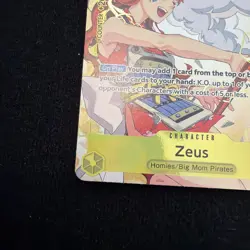 Zeus OP11-106 ALTERNATE ART A Fist Of Divine Speed One Piece CCG Bandai FOIL R - Image 4