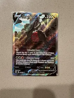 Regidrago V 184/195 Silver Tempest Alt Art Ultra Rare Holo Pokemon Card NM - Image 1