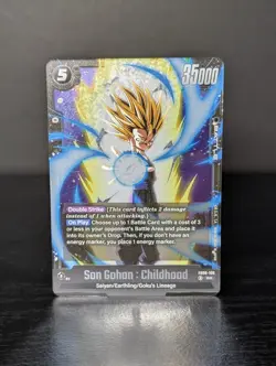 Dragon ball Z Son Gohan: Childhood FB08-106 Holo Card Tcg Sr Super Fusion World - Image 1