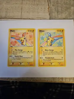 Plusle and Minun Hidden Legends 69/101 67/101 Pokemon Card Connected Art - Image 1