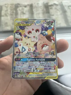 Pokemon Card - Togepi & Cleffa & Igglybuff GX 143a/236 Alternate Art Holo - Image 1