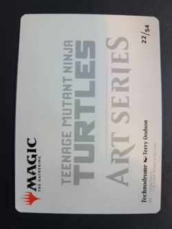 Technodrome 22/54 Art Card MTG Ninja Turtles - Image 2