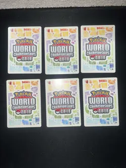 World Championship Lot Pokemon Card Lot Collection Vintage Stamped Pikachu - Image 3
