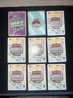 World Championship Lot Pokemon Card Lot Collection Vintage Stamped Pikachu - Image 5