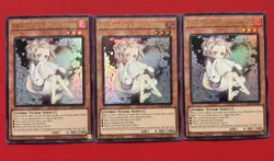 Yugioh! 3x Ash Blossom 1st Edition Ultra Rare RA04-EN025 (PLAYSET) NM - Image 1