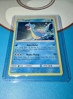Pokemon TCG Lapras Holo Card 5/12 McDonald's 2019 - Image 1