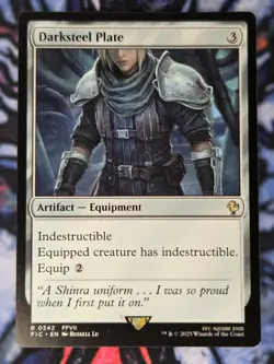 Darksteel Plate | Final Fantasy Commander (FIC) ] Near Mint - MTG - Image 1