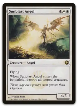Sunblast Angel #22 (NM) Scars of Mirrodin SOM Magic MTG - Image 1