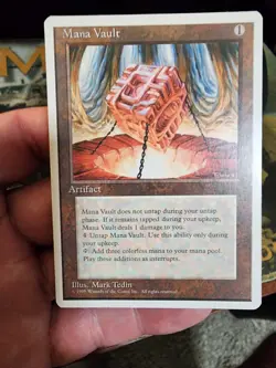 4th Edition MTG 1 Mana Vault Magic NM - Image 1