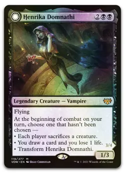 Henrika Domnathi #119 (Foil) (NM) Crimson Vow VOW Magic MTG - Image 1