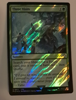 Three Visits Surge FOIL NM FINAL FANTASY X FFX Magic the Gathering MTG - Image 1