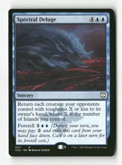 Spectral Deluge - Kaldheim Commander - #7 - Non-Foil - NM - MTG - Image 1