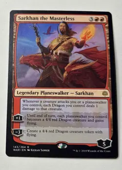 Sarkhan the Masterless Magic The Gathering 143 M/NM - Image 1