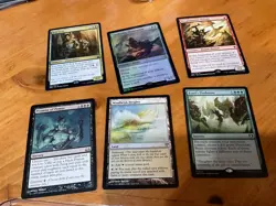 6x mtg mix lot rare mythic foils #37 - Image 1
