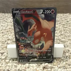 Pokemon TCG 2022 Charizard V Ultra Rare Full Art Brilliant Stars 154/172 220 HP - Image 1