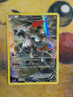 White Kyurem XY81 Black Star Promo Full Art Pokemon Card HP - Image 2