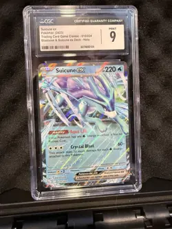 Pokemon TCG Suicune EX Classic Collection Trading Card 010/034 - Image 1