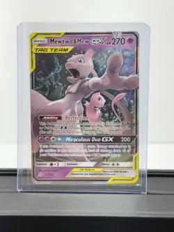 Mewtwo & Mew GX 71/236 Unified Minds Holo Tag Team NM Pokemon Card - Image 1