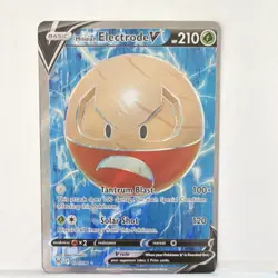 Pokemon TCG Hisuian Electrode V 172/196 Lost Origin Holo Ultra Rare 210 HP - Image 1
