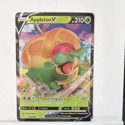 Pokemon TCG Appletun V 026/264 Swsh08 Fusion Strike Holo Ultra Rare 210 HP Basic - Image 1