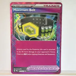 Pokemon TCG Maximum Belt 117/131 Prismatic Evolutions Holo Ace SPEC Rare - Image 1