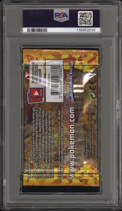 2014 Pokemon INT'L TCG Flashfire Booster Foil Pack Pyroar Artwork PSA 8 - Image 2