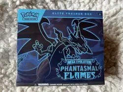 Phantasmal Flames Elite Trainer Box New Pokemon ETB - Image 1