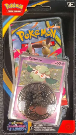 Lot of 6 Pokemon TCG Mega Evolutions Phantasmal Flames Flames Blister & Coins - Image 4