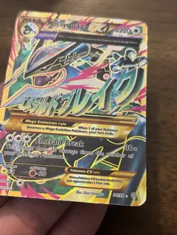 2015 Pokemon Shiny Mega Rayquaza EX Full Art 98/98 XY Ancient Origins - Image 2