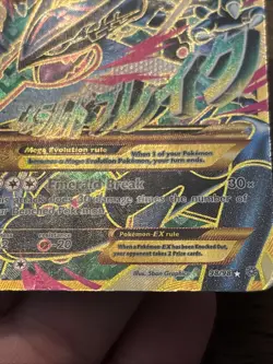 2015 Pokemon Shiny Mega Rayquaza EX Full Art 98/98 XY Ancient Origins - Image 4