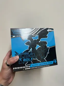 Pokemon TCG Black Bolt ETB - SEALED/NEW - 6 Packs - Zekrom Elite Trainer Box - Image 1