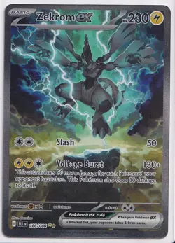 Zekrom ex 166/086 SV: Black Bolt Pokemon TCG Near Mint - Image 1