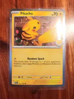 Pokemon TCG Pikachu 051/162 2026 Pokemon Day Stamped Promo Fart Swirl - Image 1