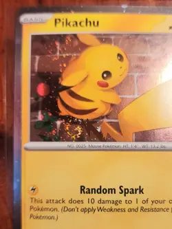 Pokemon TCG Pikachu 051/162 2026 Pokemon Day Stamped Promo Fart Swirl - Image 3