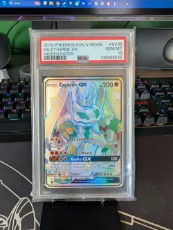 Pokemon TCG Zygarde GX SV65/SV94 Hidden Fates Shiny Holo Rare PSA 10 - Image 1