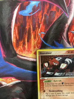 Houndour EX Team Rocket Returns #60/109 Reverse Holo Stamped 2004 Pokemon - Image 4