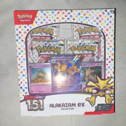 Pokemon Scarlet & Violet 151 Alakazam EX Collection Box Promo Booster English - Image 1
