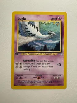 2001 POKEMON NEO REVELATION 1ST EDITION #20 LUGIA - Image 1