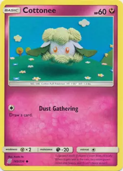 Pokemon Cottonee - 143/236 - Common NM-Mint Unified Minds - Image 1