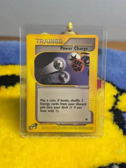 Power Charge 147/165 - Expedition Base Set Vintage 2002 Pokemon e-Reader Trainer - Image 1