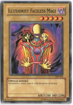 Yugioh - Illusionist Faceless Mage SDP-004 Unlimited - Starter Deck: Pegasus - Image 1