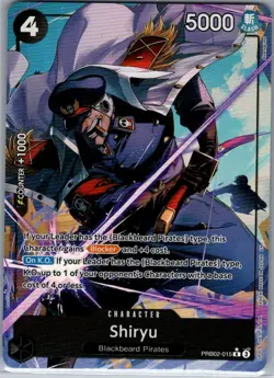 Shiryu (Alt Art) PRB02-015 English PRB02 - One Piece Card - NM - Image 1