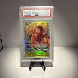 2024 One Piece The Three Brothers Monkey.D.Luffy #ST13-015 PSA 10 GEM MINT - Image 1