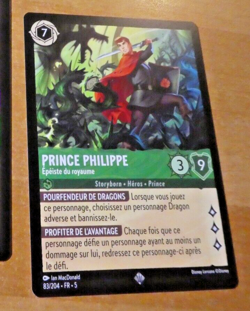 LORCANA TRADING CARD GAME DISNEY CHAPITRE 5 CARTE PRINCE 83/204 SR FR JCC NM - Image 1