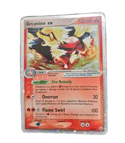 Pokemon card Carte Arcanine Arcanin EX 83/92 Ultra Rare EX Legend Maker! - Image 1