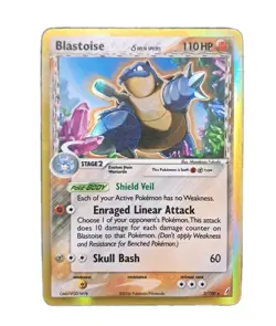 Pokemon TCG Blastoise Crystal Guardians 2/100 Holo Rare 110 DMG Card 2006 - Image 1