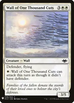 Wall of One Thousand Cuts 36 MH1 Modern Horizons Flying Common Staples White NM - Image 1